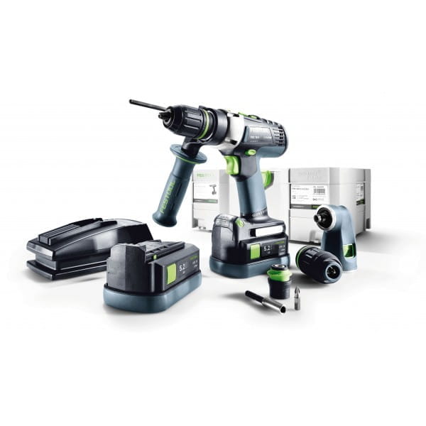 Дрель-шуруповерт аккумуляторная FESTOOL PDC 18/4 Li 5.2-Set/XL