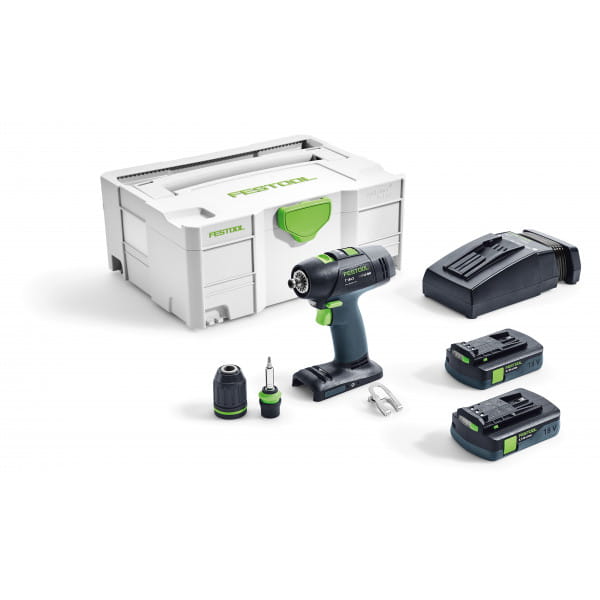 Дрель-шуруповерт аккумуляторная FESTOOL T 18+3 Li 3,1-Compact