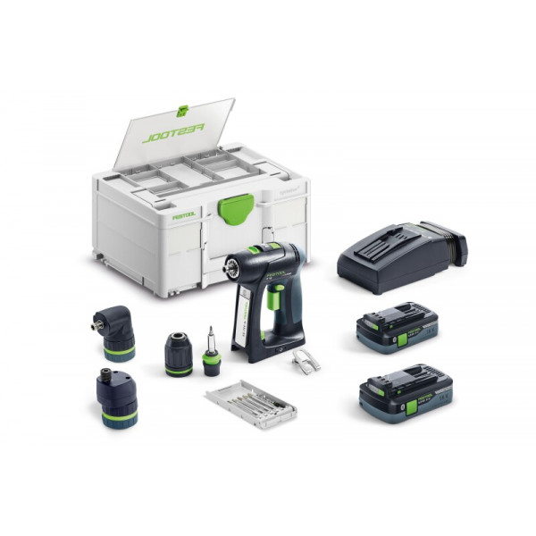 Аккумуляторная дрель-шуруповерт Festool C 18 HPC 4.0-Set