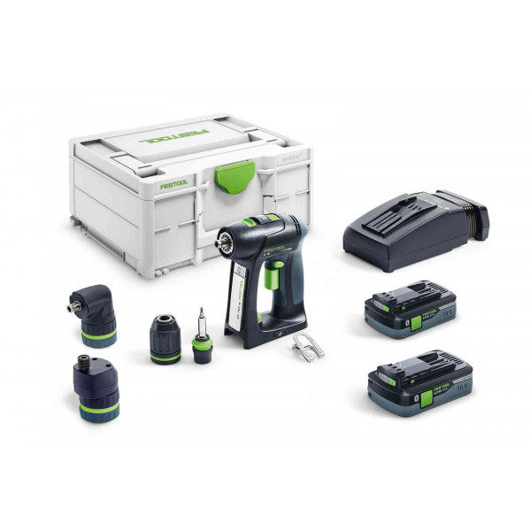 Дрель-шуруповерт аккумуляторная FESTOOL C 18 HPC 4,0 I-Set