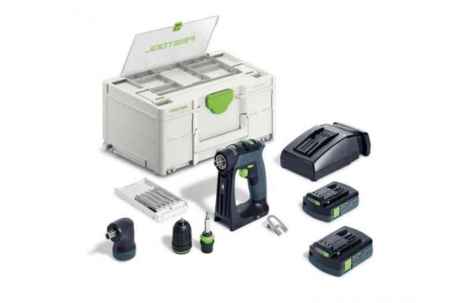 Аккумуляторная дрель-шуруповёрт FESTOOL CXS 18 C 3,0-Set