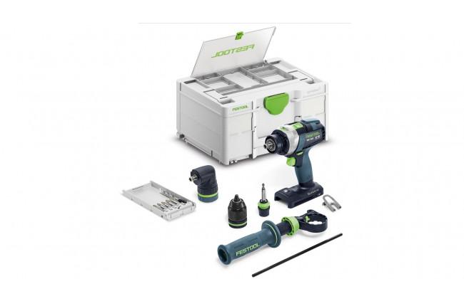 Аккумуляторная ударная дрель-шуруповёрт Festool QUADRIVE TPC 18/4 I-Basic-Set QUADRIVE